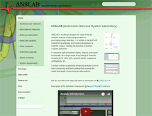Tablet Screenshot of anslab.net